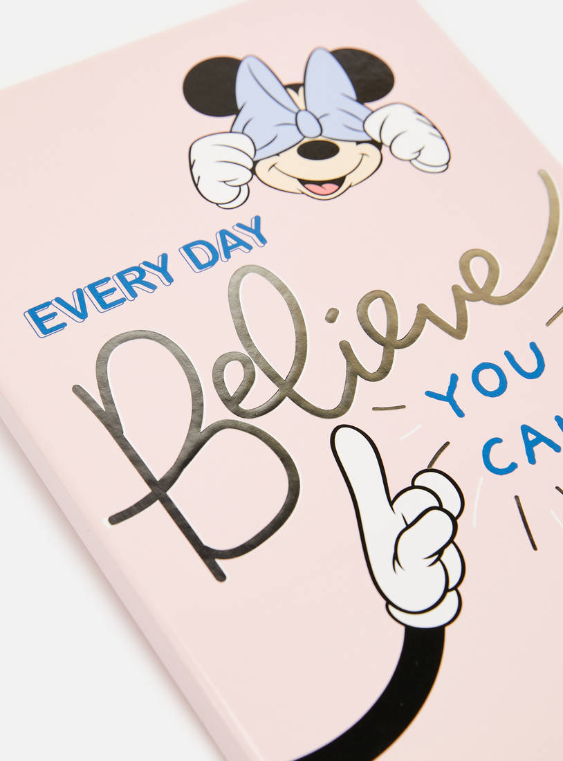 Minnie Mouse Print Ruled Notebook-Stationery-image-1