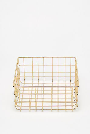 Metallic Storage Basket