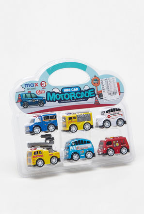 Motorcade 6-Piece Mini Toy Vehicle Set