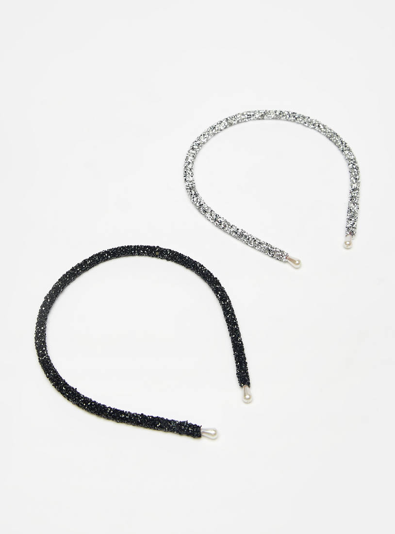 Set of 2 - Embellished Hair Band-Hairband-image-0
