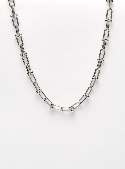 Chunky Chain Necklace with Lobster Clasp Closure