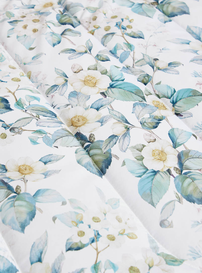 Floral Print 2-Piece Comforter Set - 160x220 cms-Comforters & Quilts-image-1