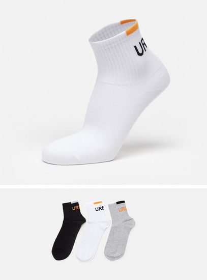 Pack of 3 - Textured Ankle Length Socks-Socks-image-0