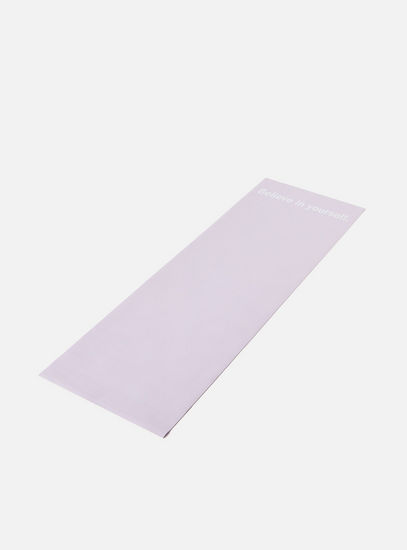 Slogan Print Yoga Mat-Other Accessories-image-1