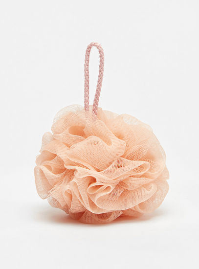 Mesh Bath Sponge with Loop Detail-Other Accessories-image-0