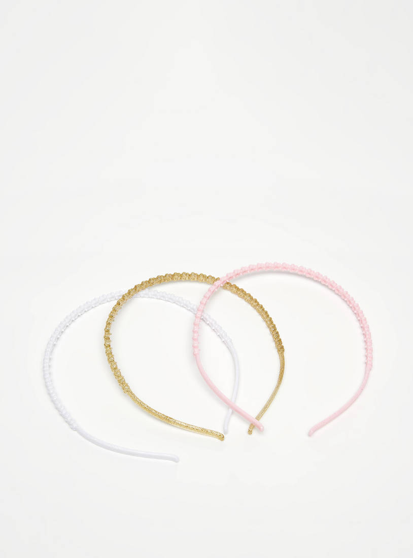 Set of 3 - Solid Hair Band-Hairband-image-0