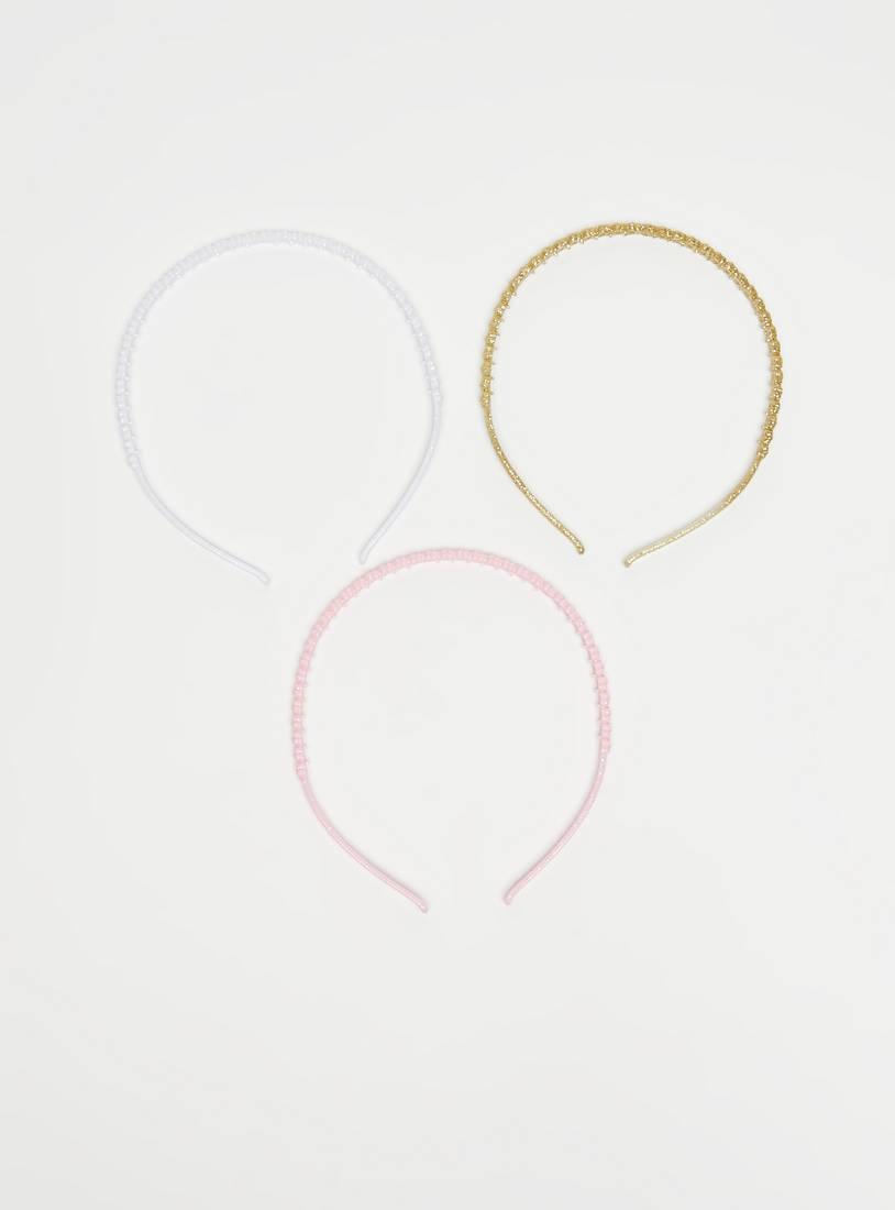 Set of 3 - Solid Hair Band-Hairband-image-1