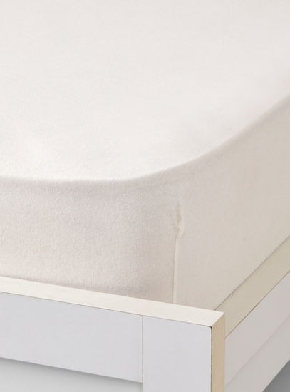Solid Single Fitted Sheet - 200x90 cms