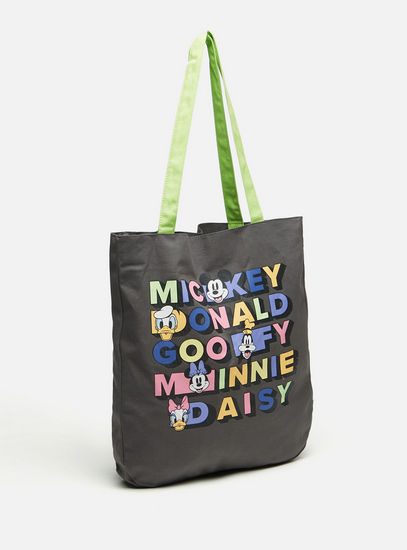 Mickey Mouse and Friends Print Bag with Double Handles-Bags-image-1