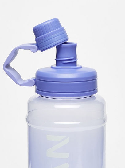 Typography Print Water Bottle