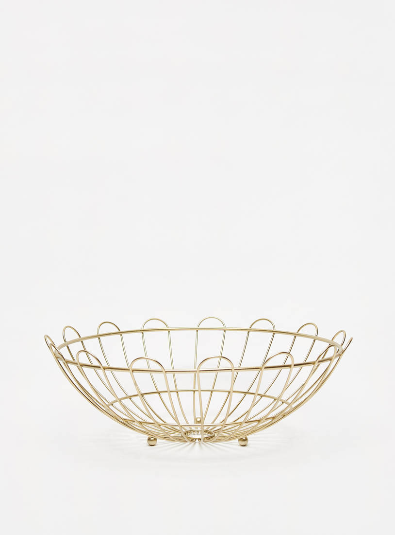Metallic Decorative Basket-Storage & Décor Boxes-image-0
