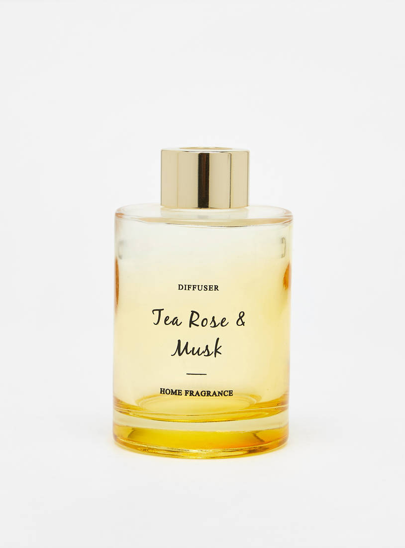 Tea Rose and Musk Reed Diffuser - 100 ml-Fragrance Oils-image-1