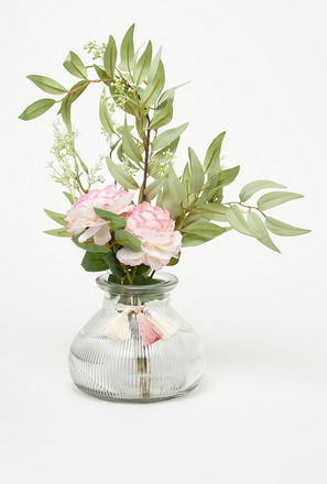Artificial Flowers with Fluted Vase-mxhome-decorandgifting-artificialflowers-3