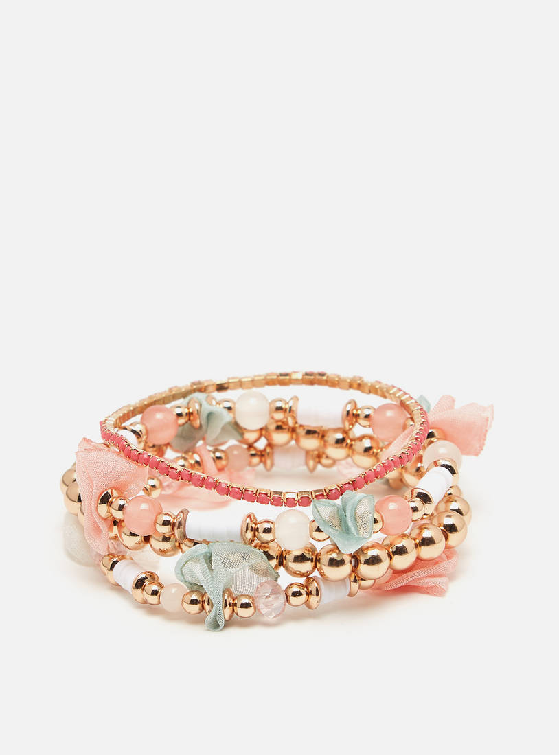 Set of 4 - Embellished Bracelet-Bangles & Bracelets-image-0