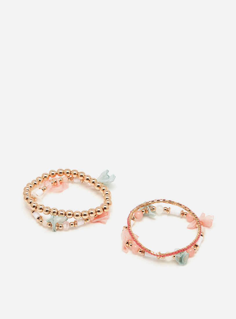 Set of 4 - Embellished Bracelet-Bangles & Bracelets-image-1