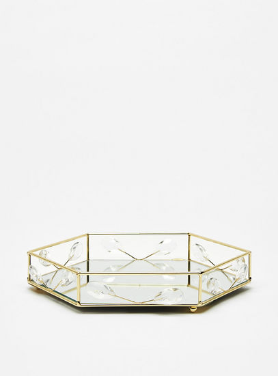 Mirror Top Decorative tray-Home Décor-image-0