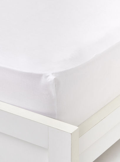 Solid Single Fitted Sheet - 200x90 cms