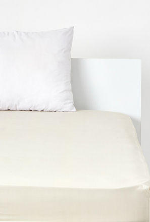 Solid Single Fitted Sheet - 200x90 cms-mxhome-homefurnishings-bedlinen-fittedsheets-1
