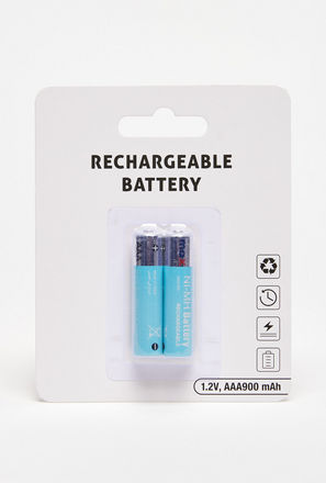 Pack of 2 - Rechargeable 1.2V AAA900 mAh Battery