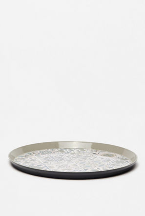 Printed Round Serving Tray