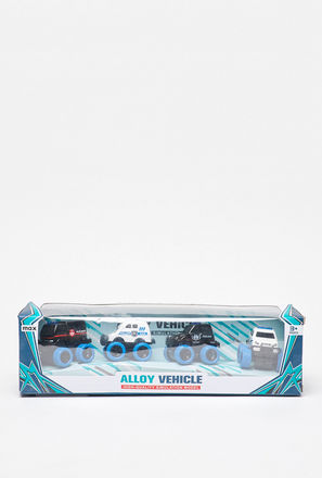 Pack of 4 - Police Toy Car