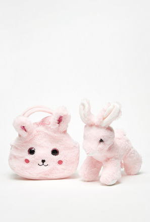 Bunny Plush Toy and Bag Set-mxkids-toys-girls-others-2