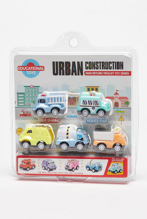 Urban Construction 5-Piece Toy Vehicle Set