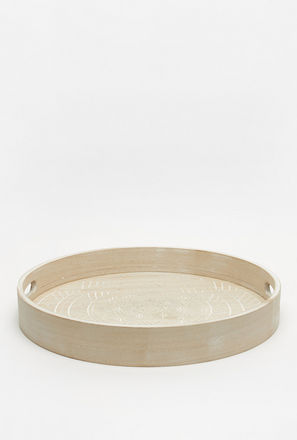 Printed Round Wooden Tray