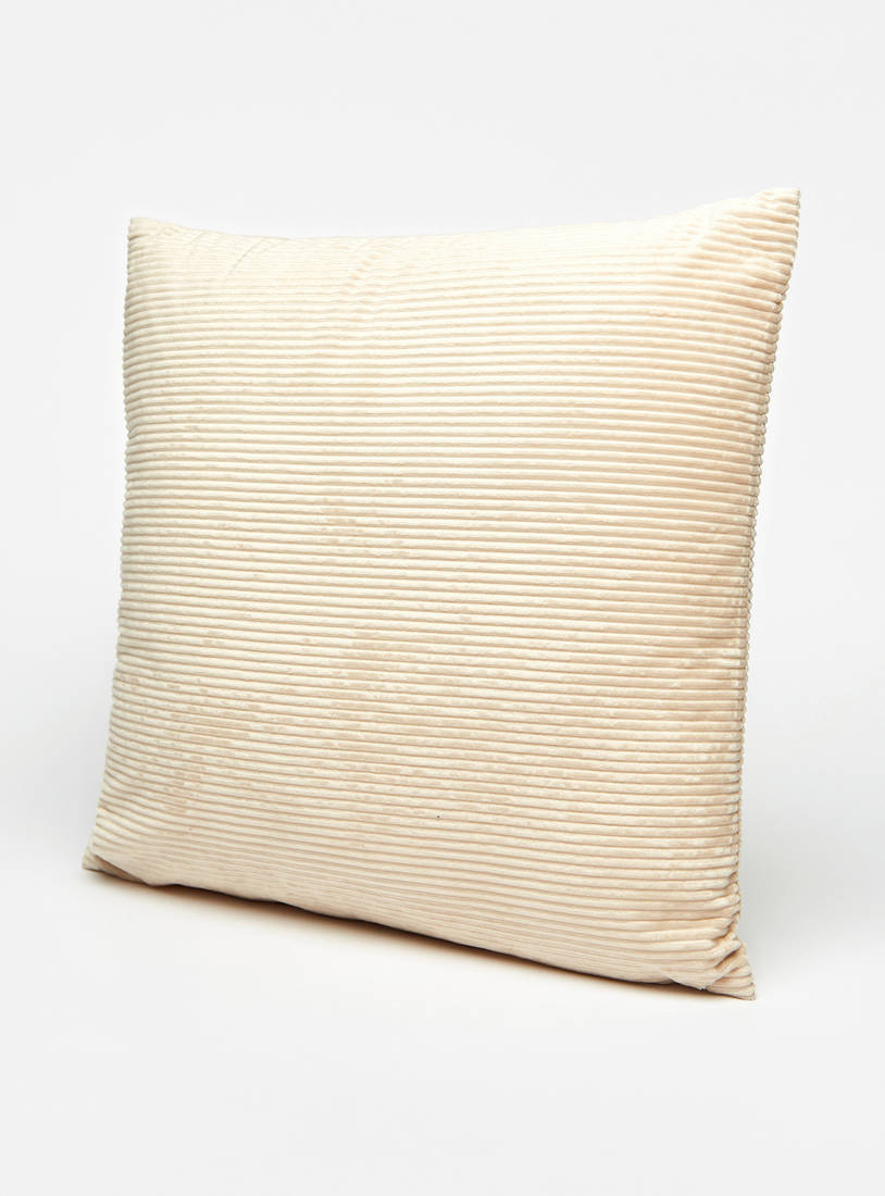 Ribbed Filled Cushion - 45x45 cms-Cushions-image-0