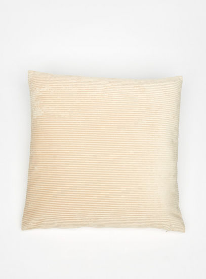 Ribbed Filled Cushion - 45x45 cms-Cushions-image-1