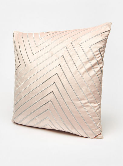 Textured Filled Cushion with Zip Closure - 45x45 cms-Cushions-image-0