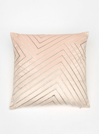 Textured Filled Cushion with Zip Closure - 45x45 cms-Cushions-image-1