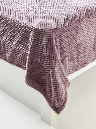 Textured Jacquard Throw - 120x150 cms-Throws & Blankets-image-1