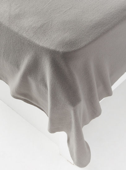 Plain Fleece Blanket - 160x120 cms-Throws & Blankets-image-1