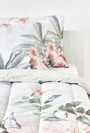 Floral Print 2-Piece Comforter Set - 230x220 cms-mxhome-homefurnishings-comfortersandquilts-2