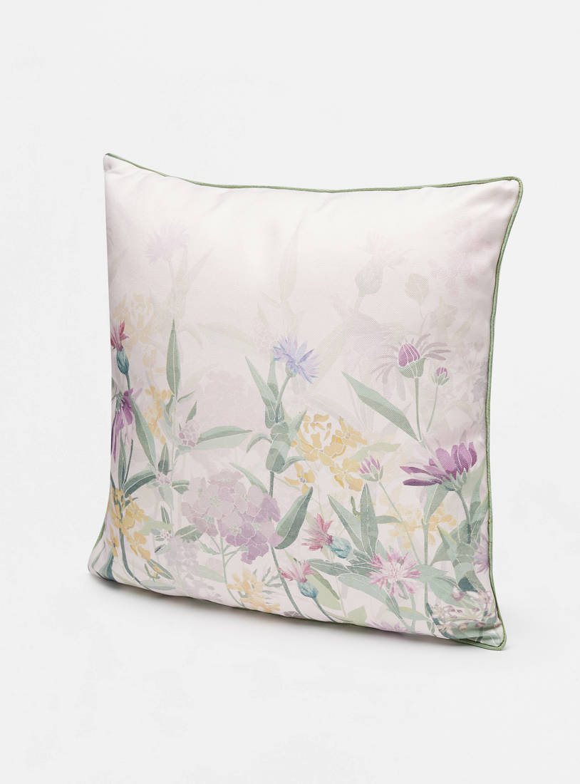 Floral Print Filled Cushion - 45x45 cm-Cushions-image-0
