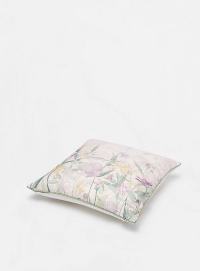 Floral Print Filled Cushion - 45x45 cm-Cushions-image-1