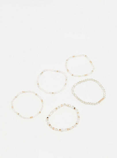 Set of 5 - Beaded Bracelet