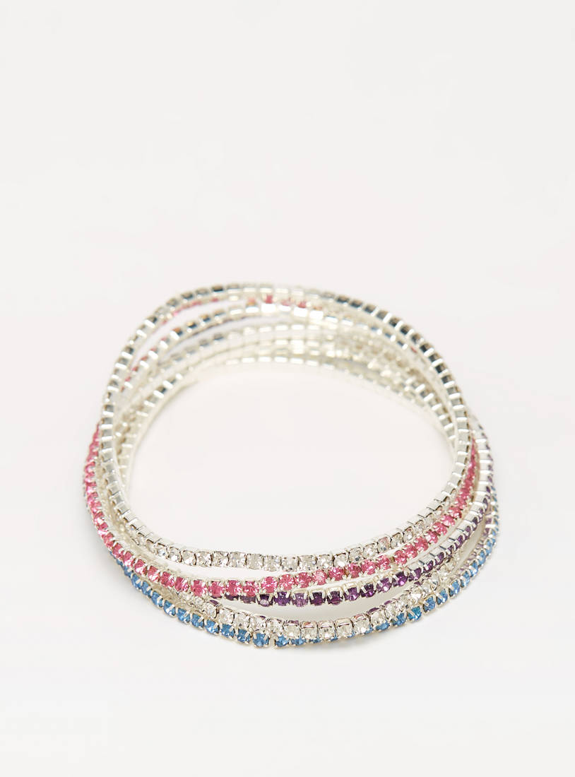 Set of 5 - Embellished Bracelet-Bangles & Bracelets-image-0