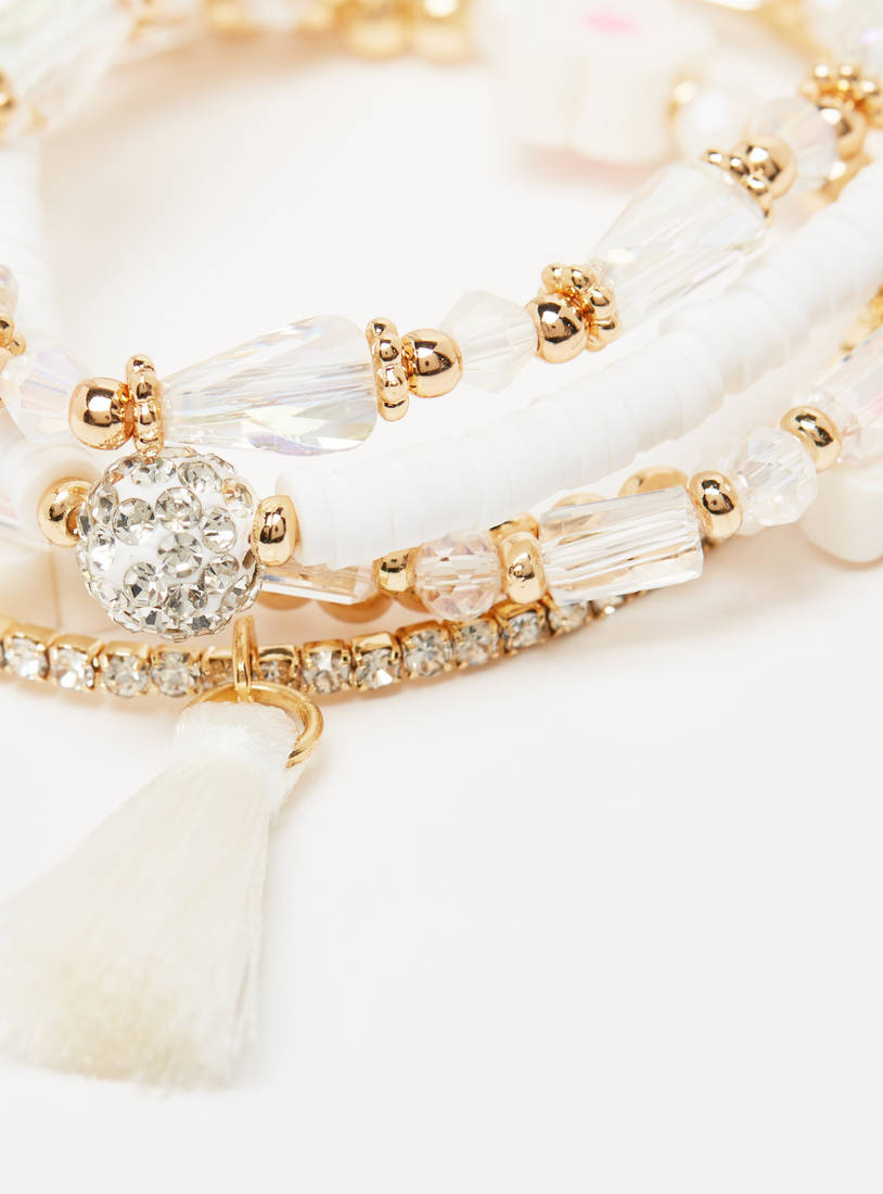Set of 5 - Embellished Bracelet-Bangles & Bracelets-image-1