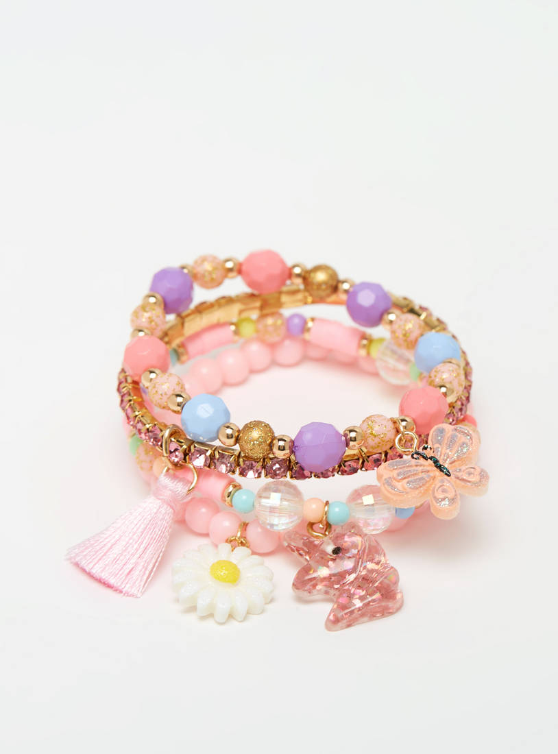 Set of 4 - Embellished Bracelet-Bangles & Bracelets-image-0