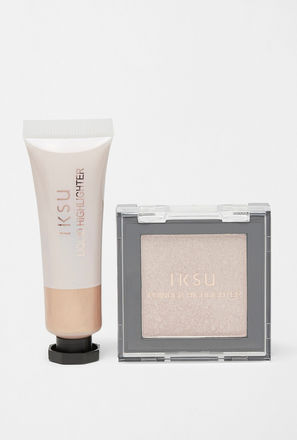IKSU 2-Piece Liquid and Powder Highlighter Face Kit-lsbeauty-makeup-face-blushes-2