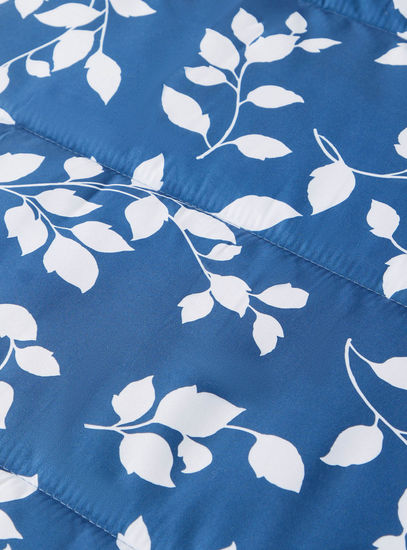 Leaf Print 2-Piece Single Comforter Set - 160x220 cm-Comforters & Quilts-image-1