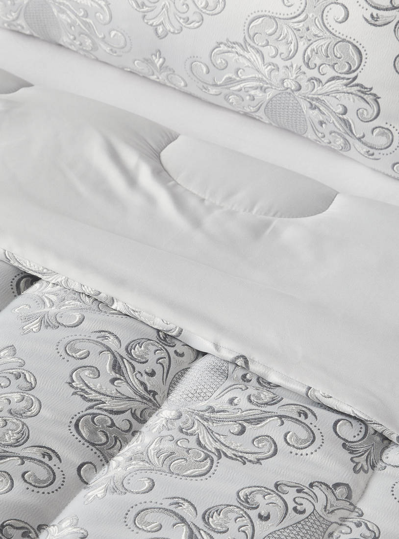 All-Over Textured 3-Piece King Comforter Set - 230x220 cms-Comforters & Quilts-image-1