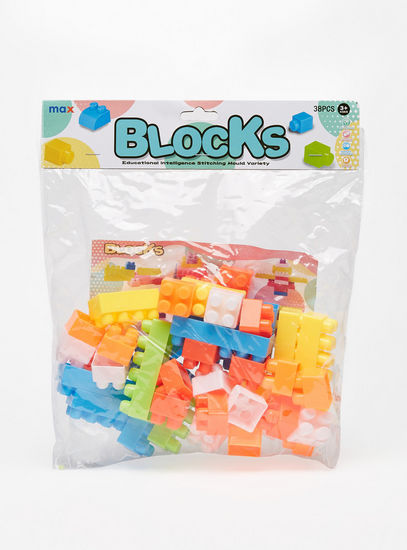 Assorted 38-Piece Block Playset-Games, Puzzles & Blocks-image-0