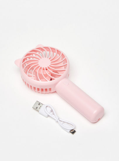 USB Powered Mini Portable Fan with Cable-Travel Accessories-image-1