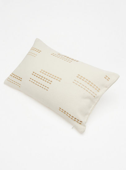 Embroidered Filled Cushion - 50x30 cm-Cushions-image-1