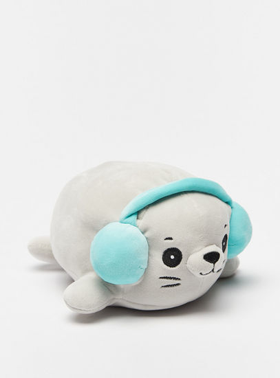 Seal Soft Toy with Headphones-Infant Toys-image-1