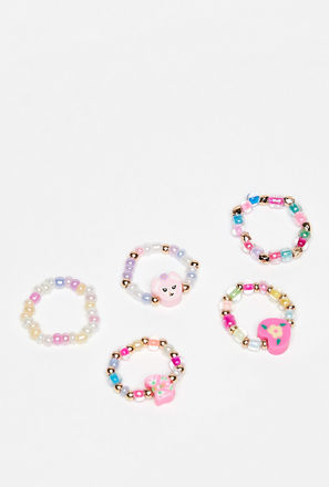 Pack of 5 - Assorted Beads Ring