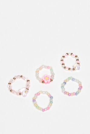 Pack of 5 - Assorted Beads Ring
